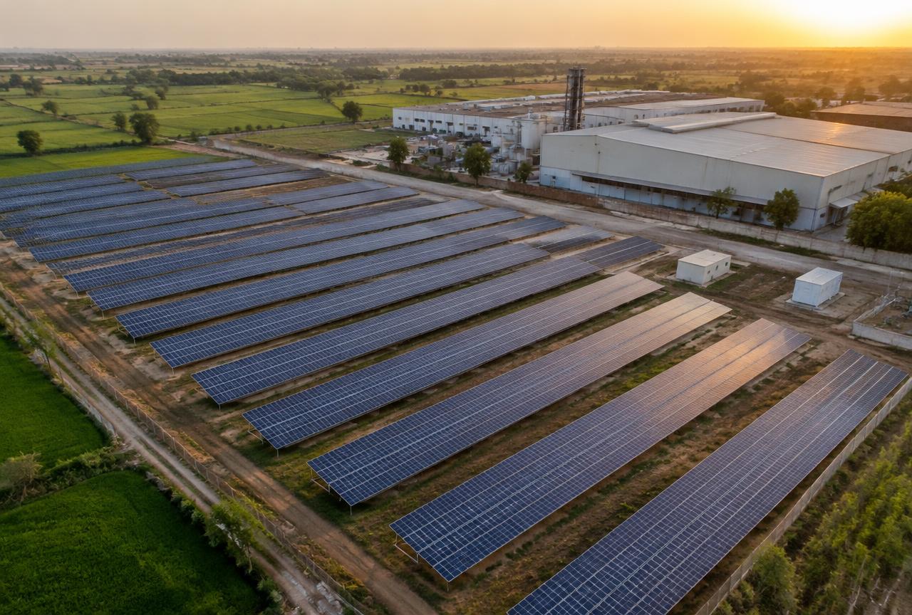 1 MW Industrial solar installation